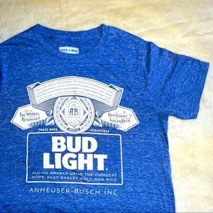 Budweiser Bud Light Short Sleeve Graphic T-Shirt - Size Small